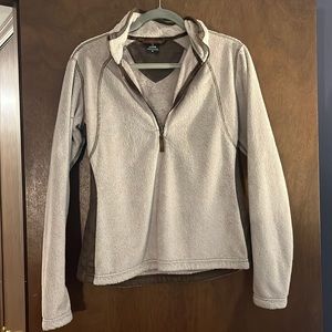 Kuhl Cream Fuzzy Sweater, Size Medium